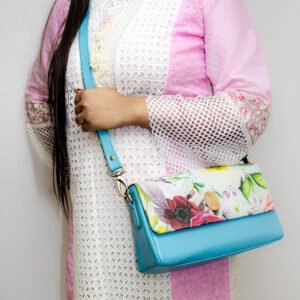 Alternative view of Azure Bloom - Crossbody Bag